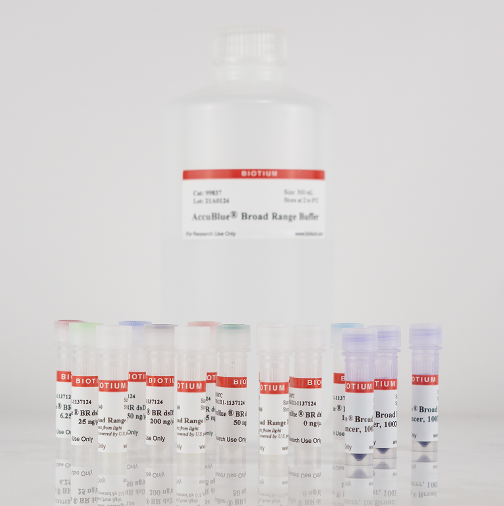 AccuBlue® Broad Range dsDNA Quantitation Kit with DNA Standards - 1500 assays